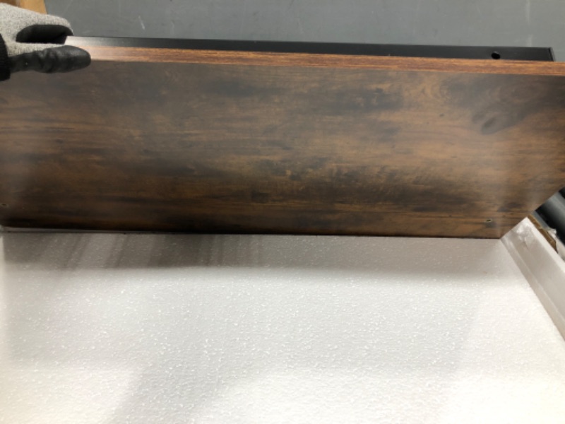 Photo 1 of WUGO Computer Desk 31.5" Home Office Writing Table for Small Spaces,Modern Simple PC Desk for Work Study Gaming,Workstation,Brown Brown 31.5" 