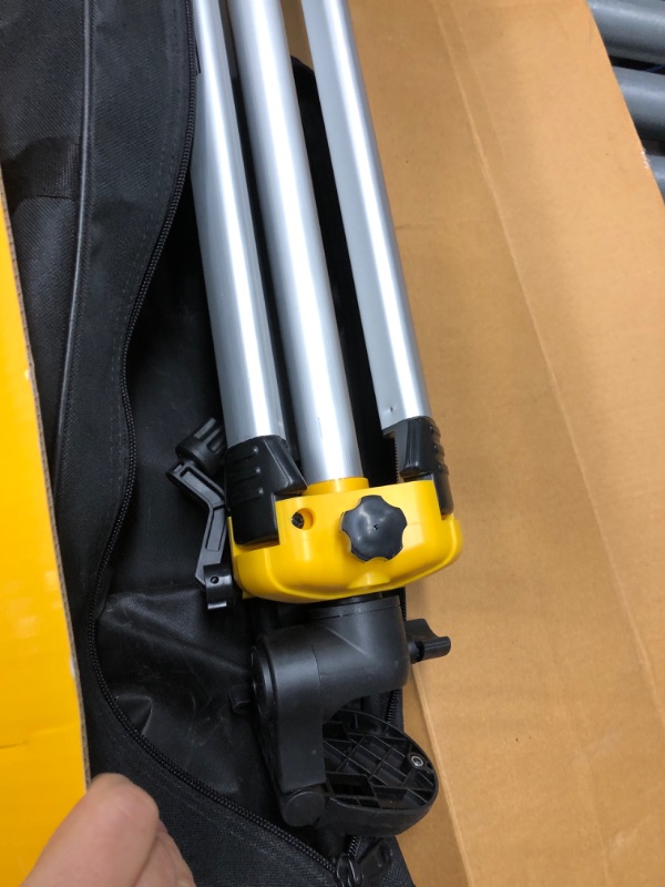 Photo 1 of DEWALT Laser Tripod with Tilting Head (DW0881T) , Black