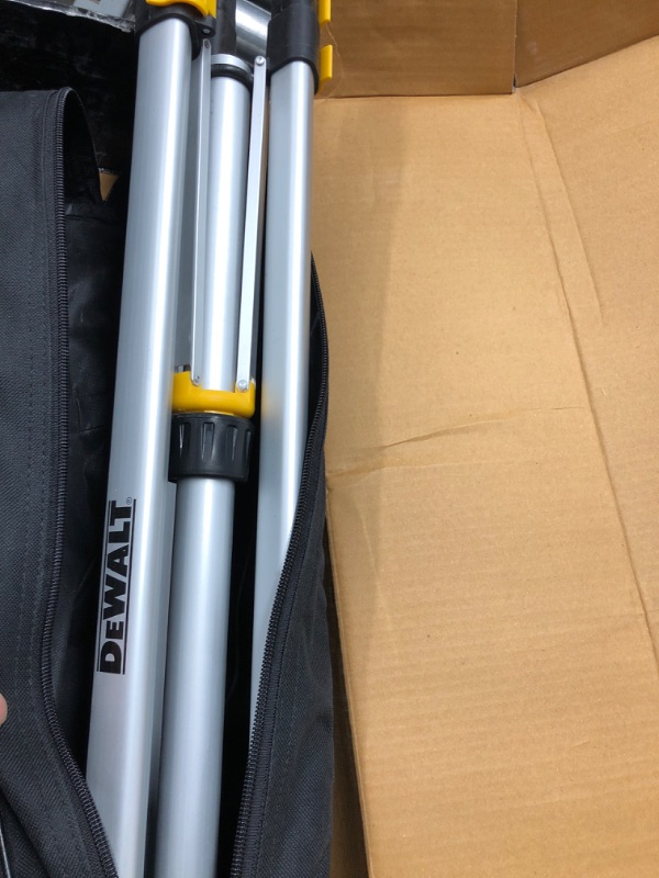 Photo 1 of DEWALT Laser Tripod with Tilting Head (DW0881T) , Black