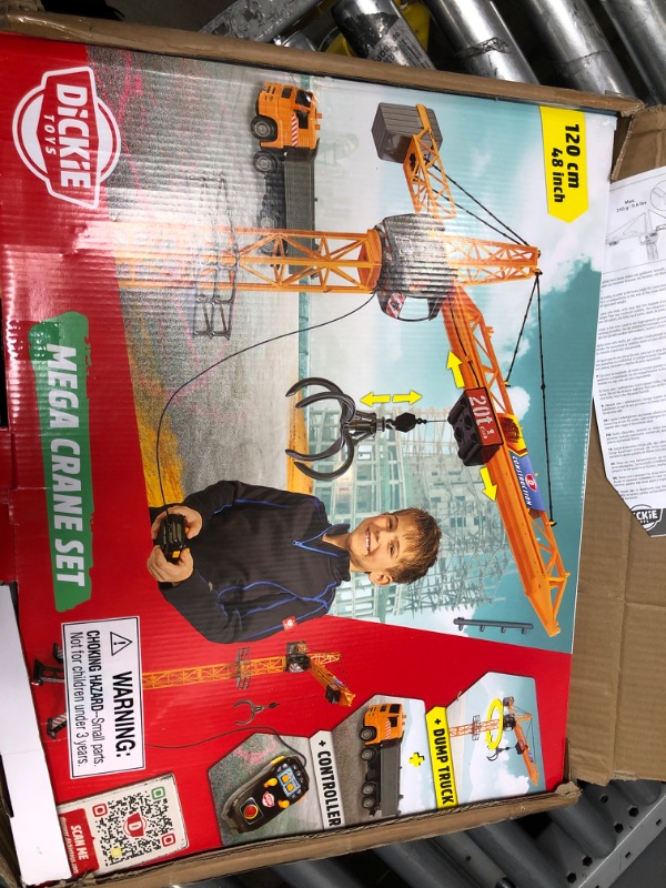 Photo 1 of Dickie Toys 48" Mega Crane and Truck Vehicle and Playset