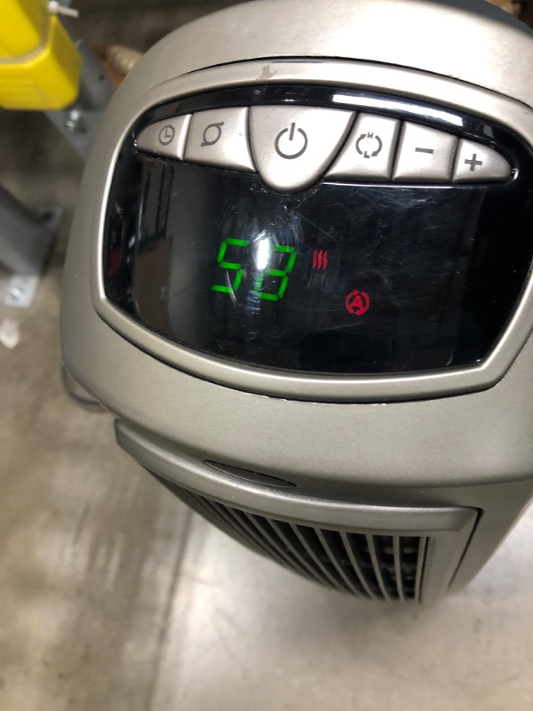 Photo 2 of Lasko 1500W Portable Oscillating Ceramic Heater Tower w/ Digital Display**used**