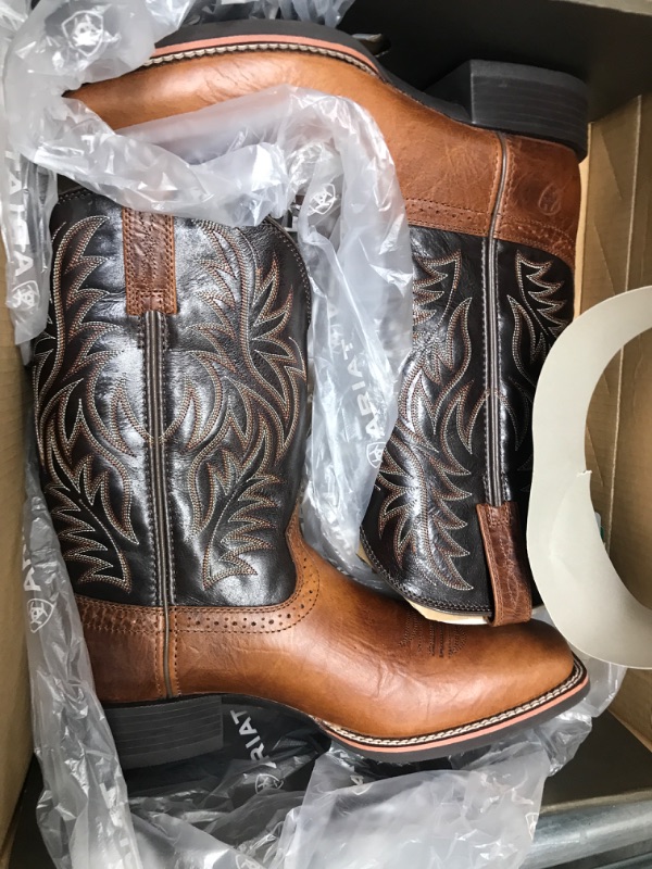 Photo 2 of ARIAT Men's Sport Wide Square Toe Western Boot 12 Peanut Butter