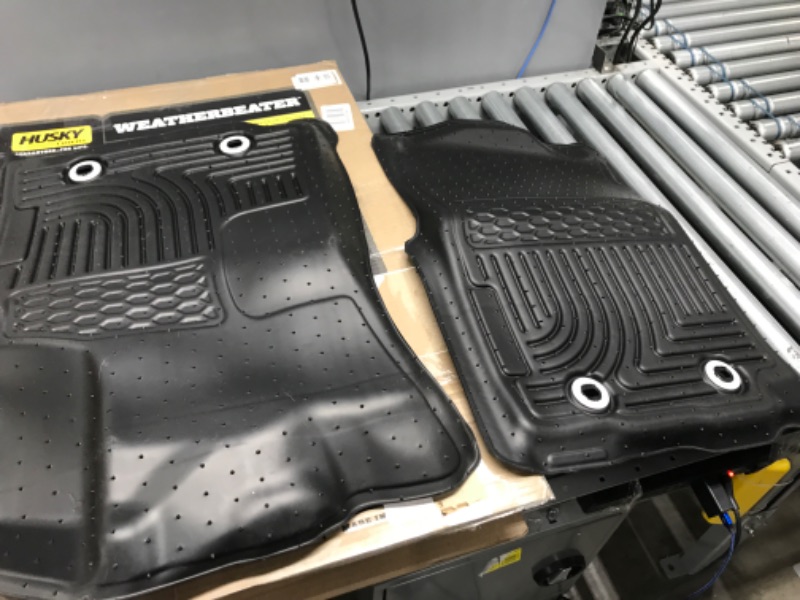 Photo 3 of Husky Liners | Weatherbeater | Fits 2012 - 2013 Tundra CrewMax Double/CrewMax Cab| Front & 2nd Row Floor Liners (Footwell Coverage) - Black, 3 pc. | 99591