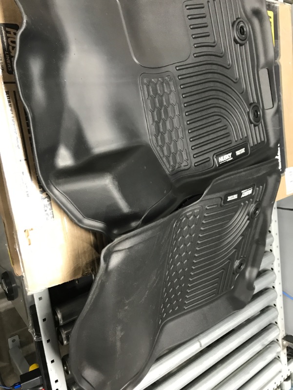 Photo 2 of Husky Liners | Weatherbeater | Fits 2012 - 2013 Tundra CrewMax Double/CrewMax Cab| Front & 2nd Row Floor Liners (Footwell Coverage) - Black, 3 pc. | 99591