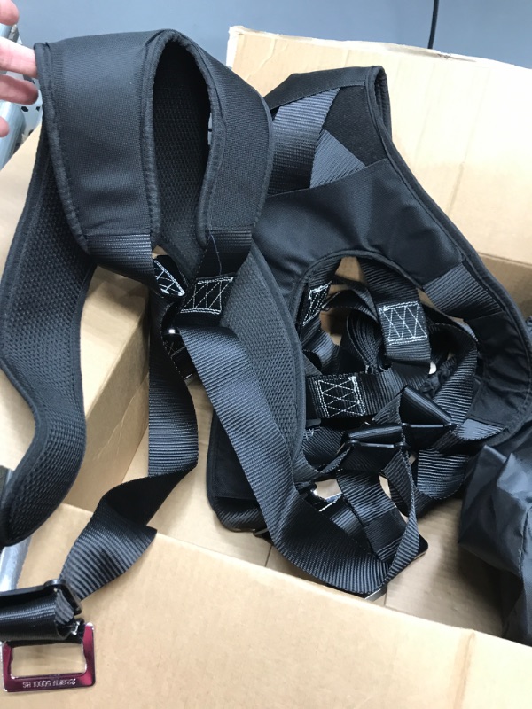 Photo 1 of Furniture Moving Straps, Adjustable Shoulder Harness Lifting Straps with Chest for 2 Person Moving Furniture, Mattress or Heavy and Oversized Appliances(Upgrade Black)