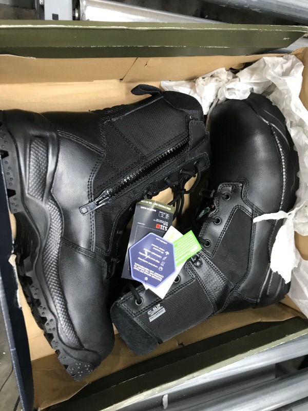 Photo 2 of 5.11 Tactical Men's A.T.A.C. 2.0 8" Shield Boot, Waterproof, Slip & Oil Resistant Outsole, Style 12416 10.5 Black