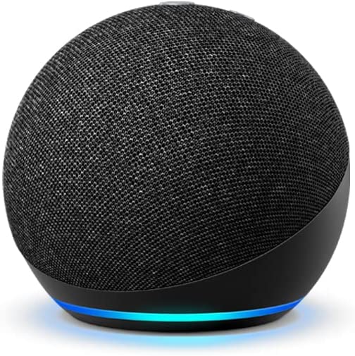 Photo 1 of Echo Dot (4th Gen, 2020 release) | Smart speaker with Alexa | Charcoal
