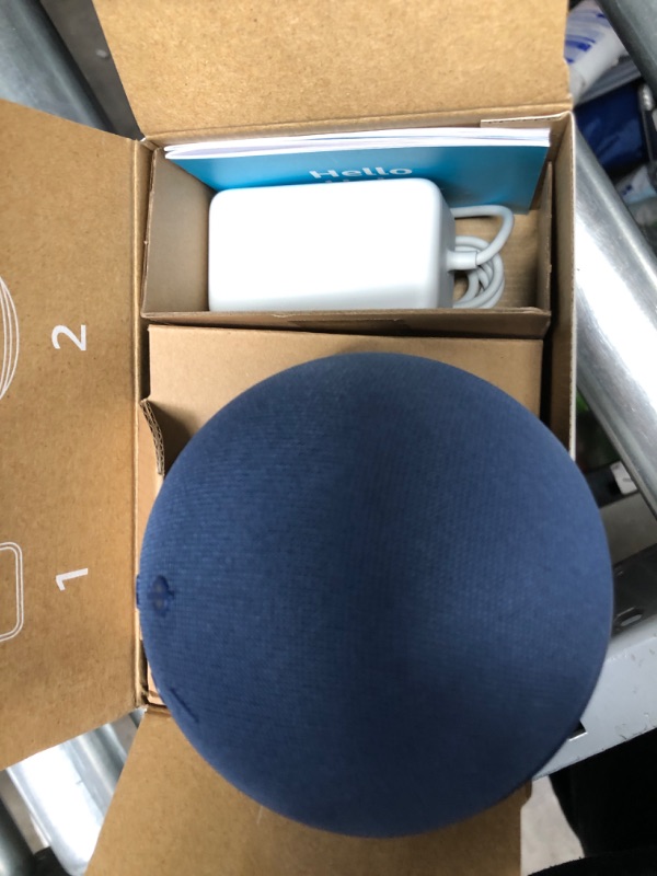 Photo 2 of Echo Dot (4th Gen) | Smart speaker with Alexa | Twilight Blue
