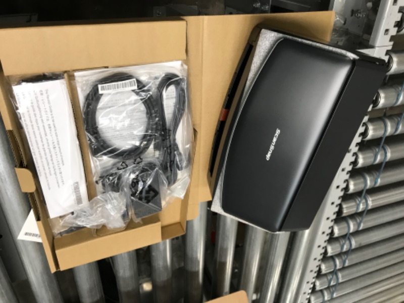 Photo 1 of Fujitsu ScanSnap iX1600 Deluxe Color Duplex Document Scanner with Adobe Acrobat DC Pro for Mac and PC, Black ScanSnap iX1600 Black Deluxe Bundle Scanner