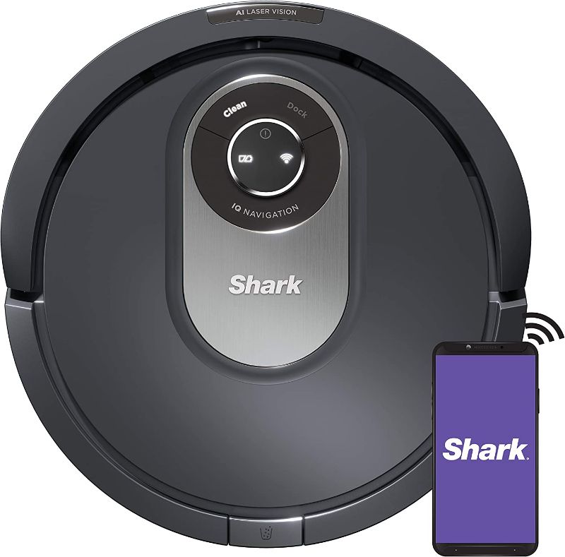 Photo 1 of PARTS ONLY***
Shark AI Robot Vacuum, Black/Silver