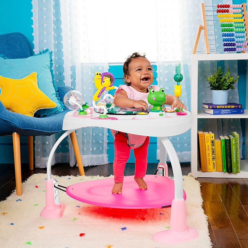 Photo 1 of Bright Starts Bounce Bounce Baby 2-in-1 Activity Jumper & Table - Playful Palms