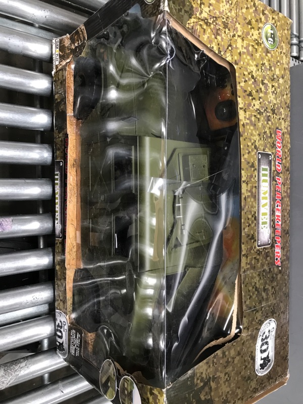 Photo 1 of Click N' Play Military Jumbo 12" Long Humvee Vehicle Toy Model Car Action Figure Plastic Army Men Toys Play Set with Accessories for Kid and Boy 8-12 | Action Figures Toy Soldiers | Gift for Boys
