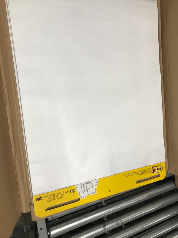 Photo 2 of Post-it Super Sticky Easel Pad, 25 x 30 Inches, 30 Sheets/Pad, 6 Pads, Large White Premium Self Stick Flip Chart Paper, Super Sticking Power (559VAD6PK) 25 x 30 Inches Easel Pad