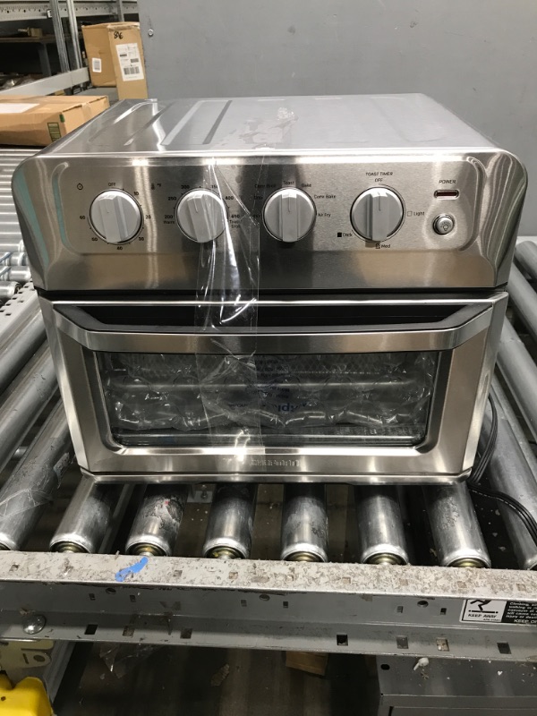Photo 2 of -USED FOR PARTS-
Chefman Air Fryer Toaster Oven Combo, 7-In-1 Convection Oven Countertop 20 Qt Oven Air fryer, Cook a 10 Inch Pizza, Air Fry 2 lb. of Chicken Wings, Toast, Broil, Auto Shutoff, Stainless
