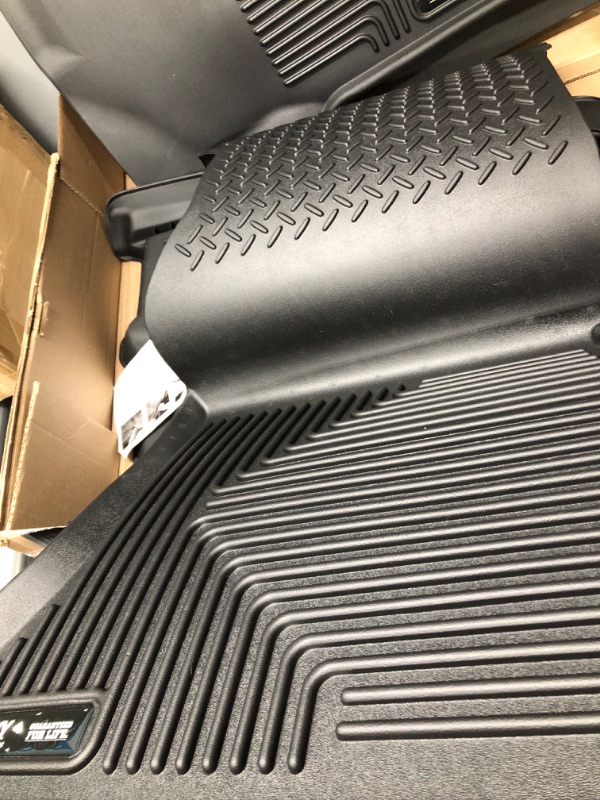 Photo 2 of Husky Liners Weatherbeater Series | Front & 2nd Seat Floor Liners | Black | 99001 | Fits 09-18 Ram 1500 (new body) Crew Cab,10-18 Ram 2500/3500 19-22 Ram 1500(Classic) w/automatic transmission