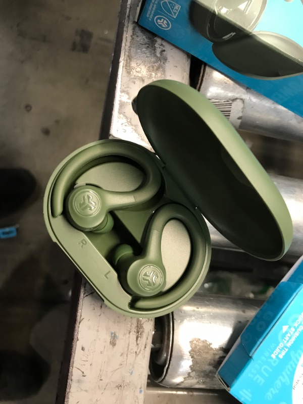 Photo 3 of FACTORY SEALED OPENED***JLab Go Air Sport - Wireless Workout Earbuds Featuring C3 Clear Calling, Secure Earhook Sport Design, 32+ Hour Bluetooth Playtime, and 3 EQ Sound Settings (Green)