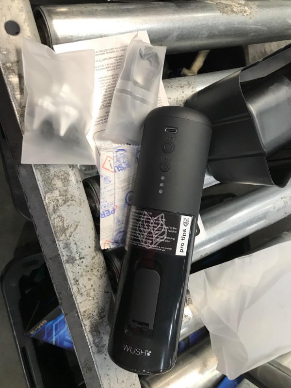 Photo 2 of FACTORY SEAL OPENED FOR INSPECTION**Wush Pro By Black Wolf - Water Powered Ear Cleaner - Safe & Effective - Electric Triple Jet Stream with 3 Pressure Settings For Ear Wax Buildup - Ear Wax Removal Kit - Water Resistant USB Rechargeable
