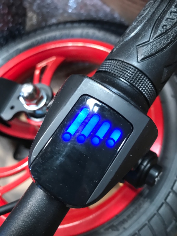 Photo 3 of SEE NOTE FOR POSSIBLE DAMAGE***Jetson Bolt Adult Folding Electric Ride On, Foot Pegs, Easy-Folding, Built-in Carrying Handle, Lightweight Frame, LED Headlight, Twist Throttle, Cruise Control, Rechargeable Battery 12 Inch Bolt