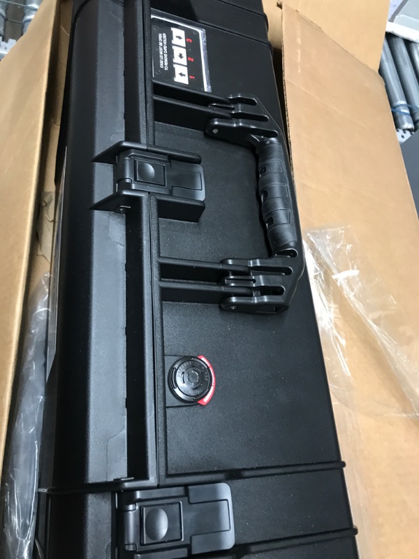 Photo 3 of Pelican Air 1605 Case With Foam (2020 Edition With Push Button Latches) - Black ()