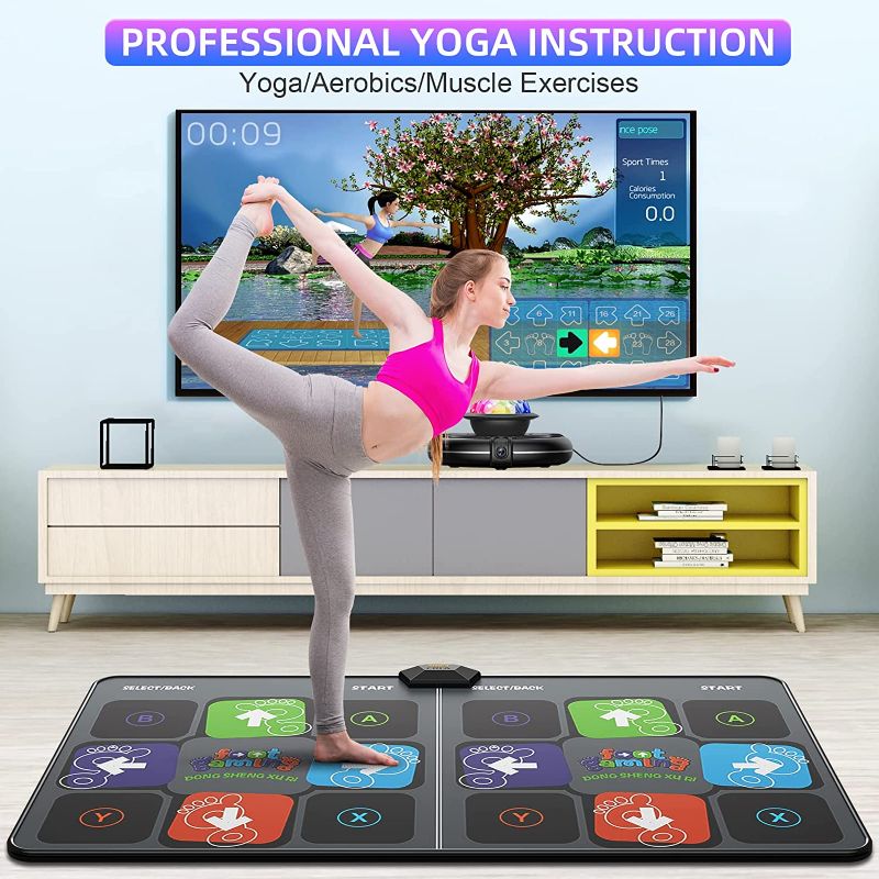 Photo 1 of FWFX Dance Mat Games for TV - Wireless Musical Electronic Dance Mats with HD Camera, 