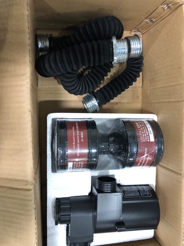 Photo 1 of Trudsafe Portable Electric PAPR Respirator System, Air Respirator for Painting, Powered Air Purifying Respirator, Dust and Industry Use, Supplied Air Respirator, Large Air Volume, Two Filters