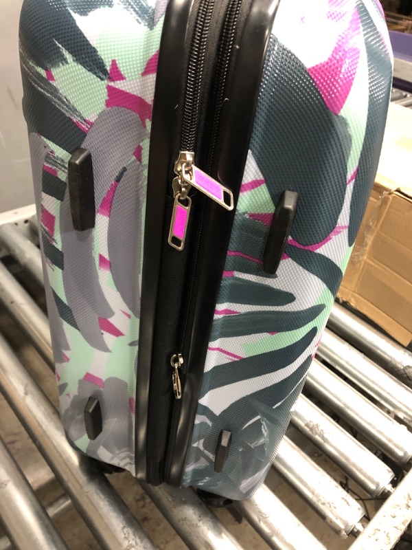 Photo 5 of American Tourister Moonlight Hardside Expandable Luggage with Spinner Wheels, Palm Trees, Carry-On 21-Inch Carry-On 21-Inch Palm Trees