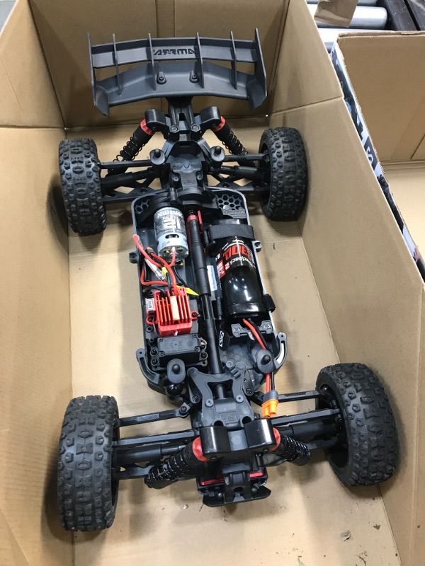 Photo 4 of ARRMA 1/10 Typhon 4X4 V3 MEGA 550 Brushed Buggy RC Truck RTR (Transmitter, Receiver, NiMH Battery and Charger Included), Green, ARA4206V3