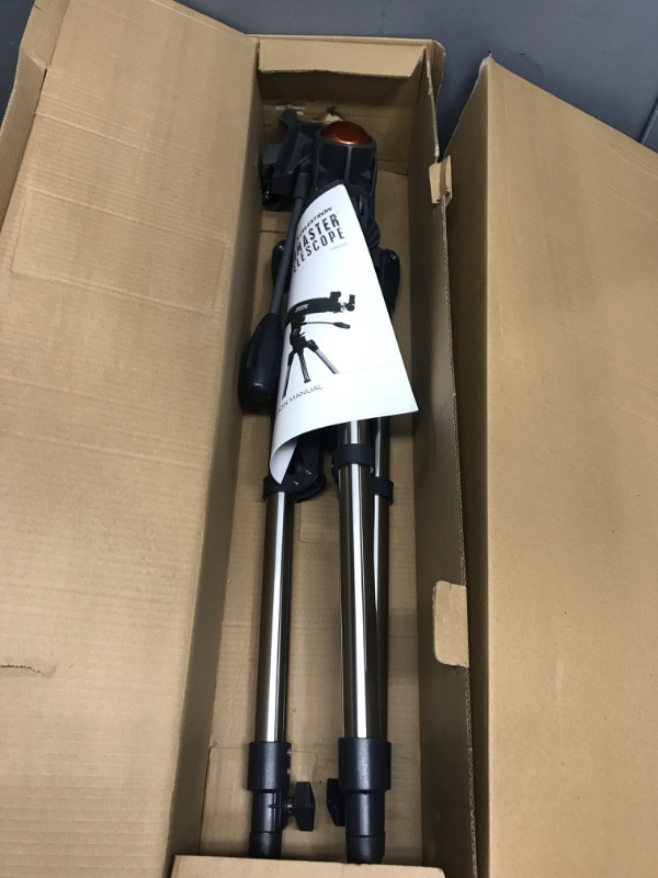 Photo 2 of Celestron - AstroMaster 102AZ Refractor Telescope - Refractor Telescope for Beginners - Fully-Coated Glass Optics - Adjustable-Height Tripod - BONUS Astronomy Software Package