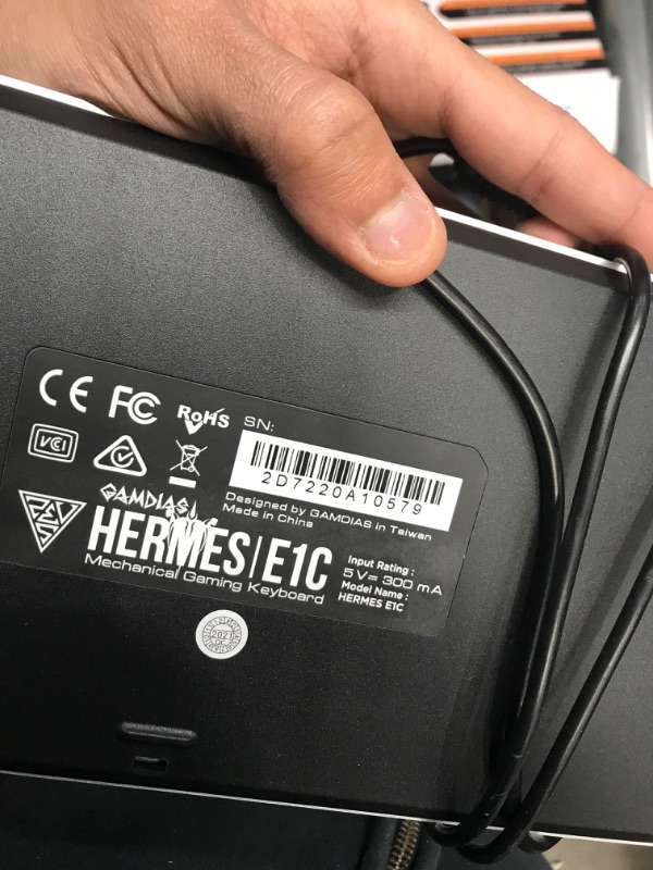 Photo 1 of ZEUS GAMDIAS Mem-chanical Gaming Keyboard and Mouse Combo, Wired RGB LED Backlit & 3200 DPI Ergonomic Mouse for Windows PC Desktop Gamers & Mouse Mat HERMES E1C