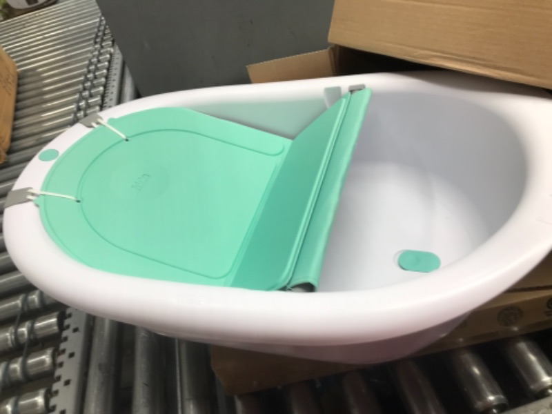 Photo 2 of 4-in-1 Grow-with-Me Bath Tub by Frida Baby Transforms Infant Bathtub to Toddler Bath Seat with Backrest for Assisted Sitting in Tub