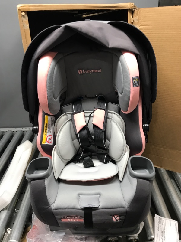 Photo 2 of Baby Trend Cover Me 4 in 1 Convertible Car Seat, Quartz Pink