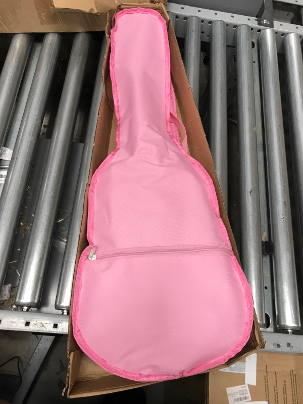 Photo 9 of 30" Wood Classical Guitar with Case and Accessories for Kids/Girls/Boys/Beginners (Pink)