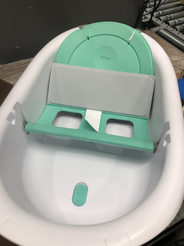 Photo 1 of 4-in-1 Grow-with-Me Bath Tub by Frida Baby Transforms Infant Bathtub to Toddler Bath Seat with Backrest for Assisted Sitting in Tub