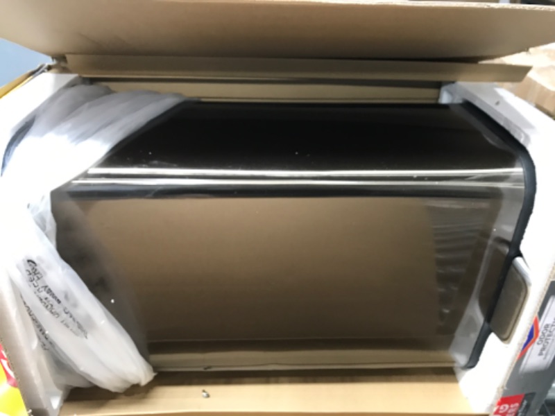 Photo 1 of **USED AND SLIGHTLY DIRTY**
Glad 20 Gallon / 75.5 LITER Extra Capacity Stainless Steel Step Trash Can with CloroxTM Odor Protection, Pewter