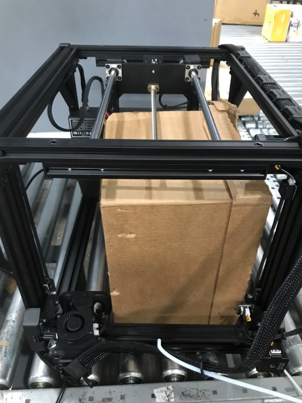 Photo 5 of *** USED*** Official Creality Ender 5 S1 3D Printer Upgrade with 250mm/s Printing Speed 300°C High-Temperature Nozzle Direct Extruder CR Touch Auto Leveling Kit, Dual Z Axes Stable Cube Frame 8.66x8.66x11.02in