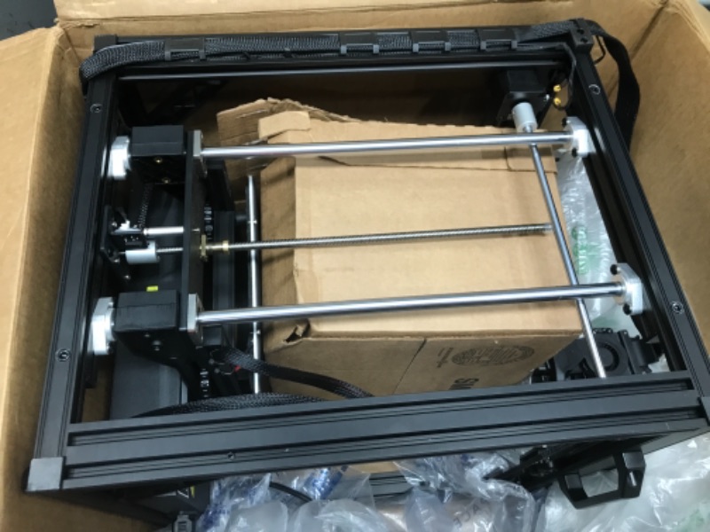 Photo 4 of *** USED*** Official Creality Ender 5 S1 3D Printer Upgrade with 250mm/s Printing Speed 300°C High-Temperature Nozzle Direct Extruder CR Touch Auto Leveling Kit, Dual Z Axes Stable Cube Frame 8.66x8.66x11.02in