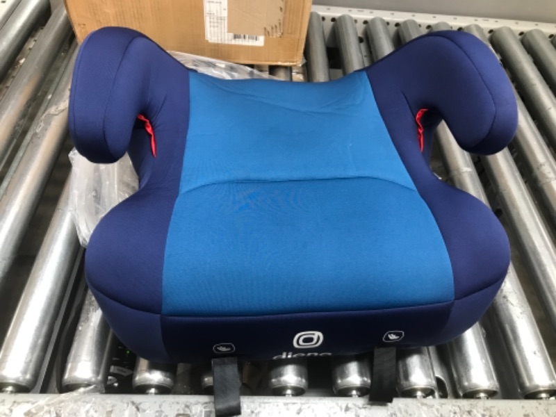 Photo 2 of Diono Solana 2 XL 2022, Dual Latch Connectors, Lightweight Backless Belt-Positioning Booster Car Seat, 8 Years 1 Booster Seat, Blue NEW! LATCH Connect Single Blue