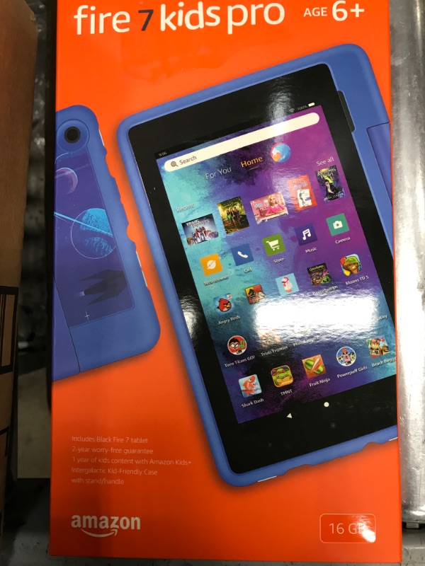 Photo 2 of Amazon - Fire 7 Kids Pro - 7" - Tablet - 16 GB - Intergalactic