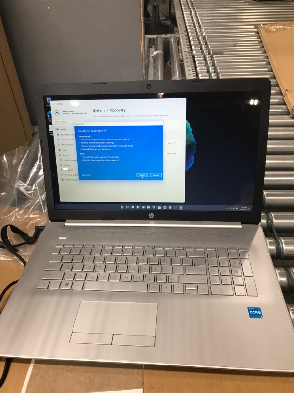 Photo 2 of HP 17 Laptop PC, 11 Generation Intel Core, 4 GB RAM, 256 GB SSD, UHD Graphics, 17.3" HD+ Display, Windows 11 Home, Wi-Fi & Bluetooth Combo, 7 Ports, Long Battery Life, HD Webcam (17-by4025nr, 2022)