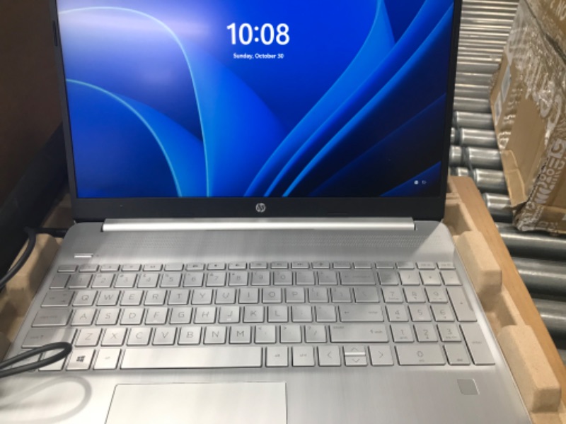 Photo 3 of *LOCKED*HP 15.6" Full HD (1920 x 1080) Laptop, Intel Core i5-1135G7, 8GB RAM, 256GB SSD, Windows 10 Home, Natural Silver