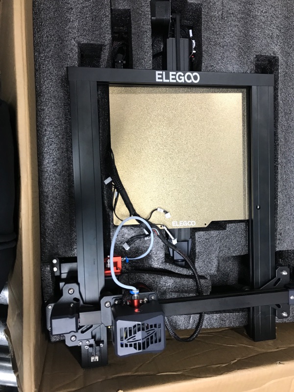 Photo 3 of ELEGOO 3D Printer Neptune 2 FDM 3D Printer with Silent Motherboard, Safety Power Supply,Resume Printing and Removable Build Plate, Impresora 3D with 8.66x8.66x9.84 inch Printing Size