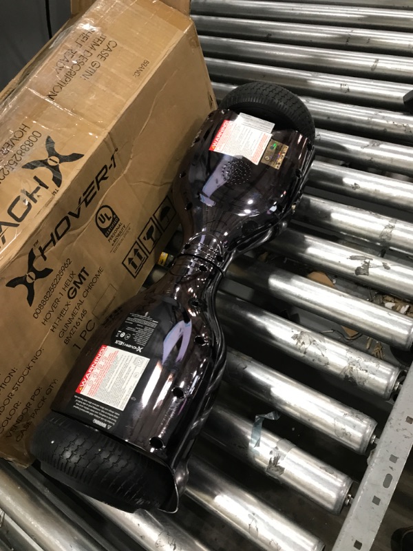 Photo 4 of (PARTS ONLY)Hover-1 Helix Electric Hoverboard | 7MPH Top Speed, 4 Mile Range, 6HR Full-Charge, Built-in Bluetooth Speaker, Rider Modes: Beginner to Expert Helix Gun Metal