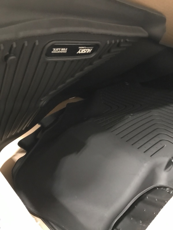 Photo 3 of Husky Liners | X-ACT Contour Series | Front & 2nd Seat Floor Liners, Black | 53638 | Fits 2019 - 2022 Ram 2500/3500 Crew Cab