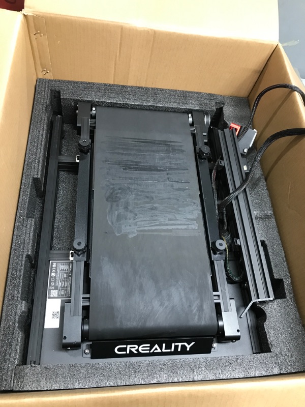 Photo 5 of *****PARTS, USED, MINOR DAMAGE, DOES NOT POWER ON****  Creality CR-30 3D Printer 3DPrintMill Infinite Z Belt Printer Continuous Belt CoreXY Motion Upgraded 32-bit Silent Board Dual Gear Metal Extruder Cosplay Props Print Farm
