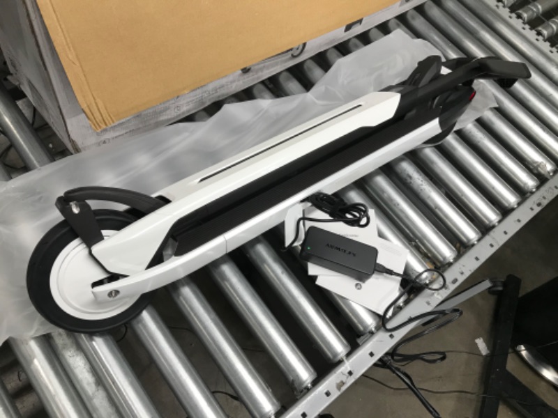 Photo 12 of ***PREVIOUSLY OPENED, MINOR SCRATCHES, AND DOES NOT POWER ON****  Segway Ninebot Air T15 Electric Kick Scooter, Lightweight and Portable, Innovative Step-Control, White