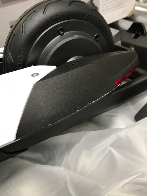 Photo 5 of ***PREVIOUSLY OPENED, MINOR SCRATCHES, AND DOES NOT POWER ON****  Segway Ninebot Air T15 Electric Kick Scooter, Lightweight and Portable, Innovative Step-Control, White