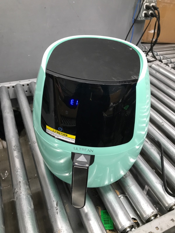 Photo 2 of ****PARTS****  **GIVES ERROR CODE****  Ultrean 5.8 Quart Air Fryer, Electric Hot Air Fryers Oilless Cooker with 10 Presets, Digital LCD Touch Screen, Nonstick Basket, 1700W, UL Listed (Green)