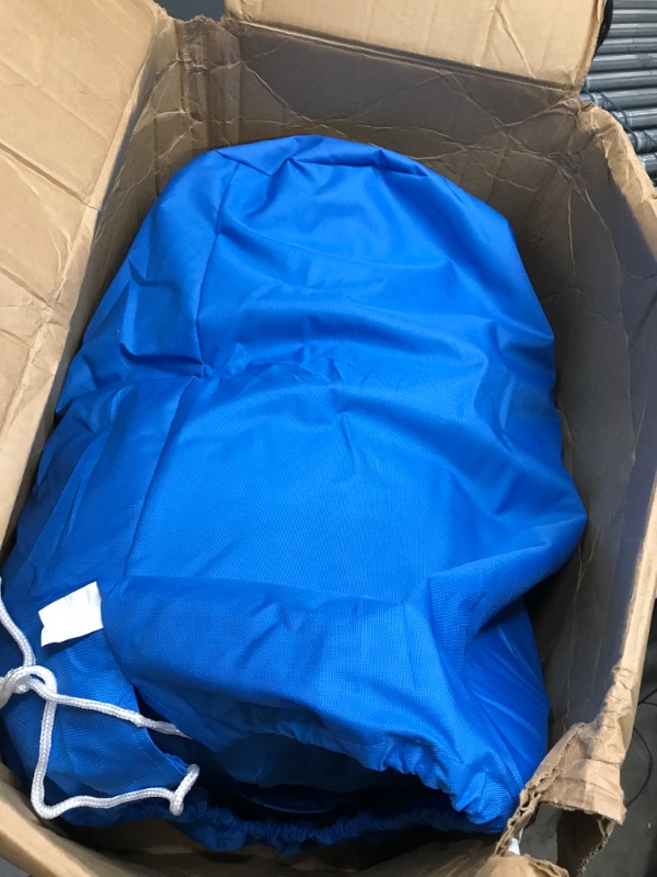 Photo 2 of Budge B-620-X8 Blue 24'-26' Long (Beam Width up to 106") 600 Denier Waterproof Breathable Hard/T-Top Boat Cover 24'-26' Long (Beam Width Up to 106") Blue