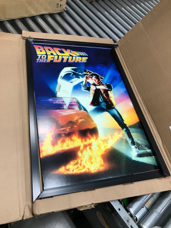 Photo 4 of ***MAJOR DAMAGE*** Trends International Back to the Future - One Sheet Wall Poster, 22.375" x 34", Black Framed Version
