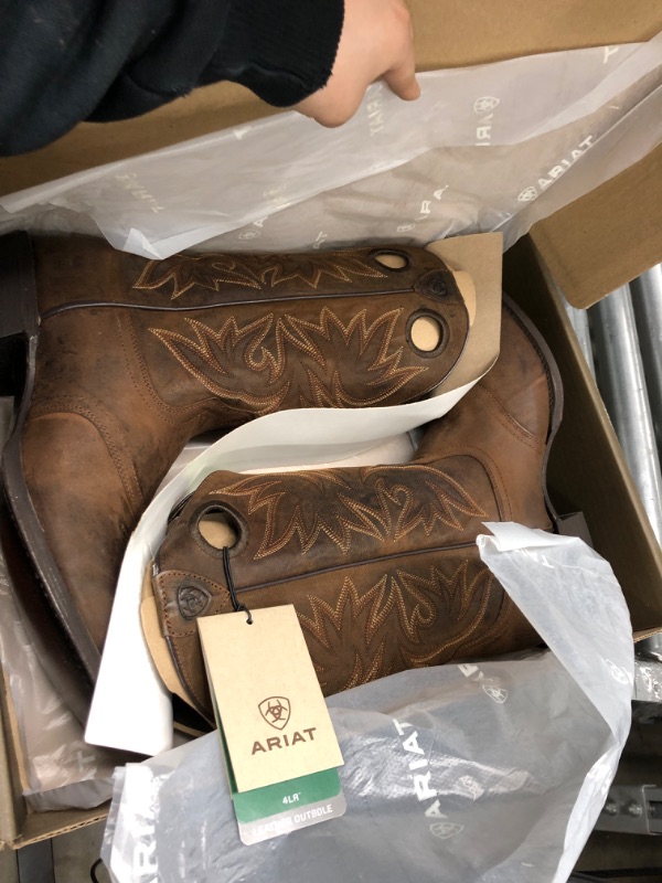 Photo 2 of Ariat Circuit Striker Western Boot - Men’s Leather Country Boots 12 Wide Weathered Brown